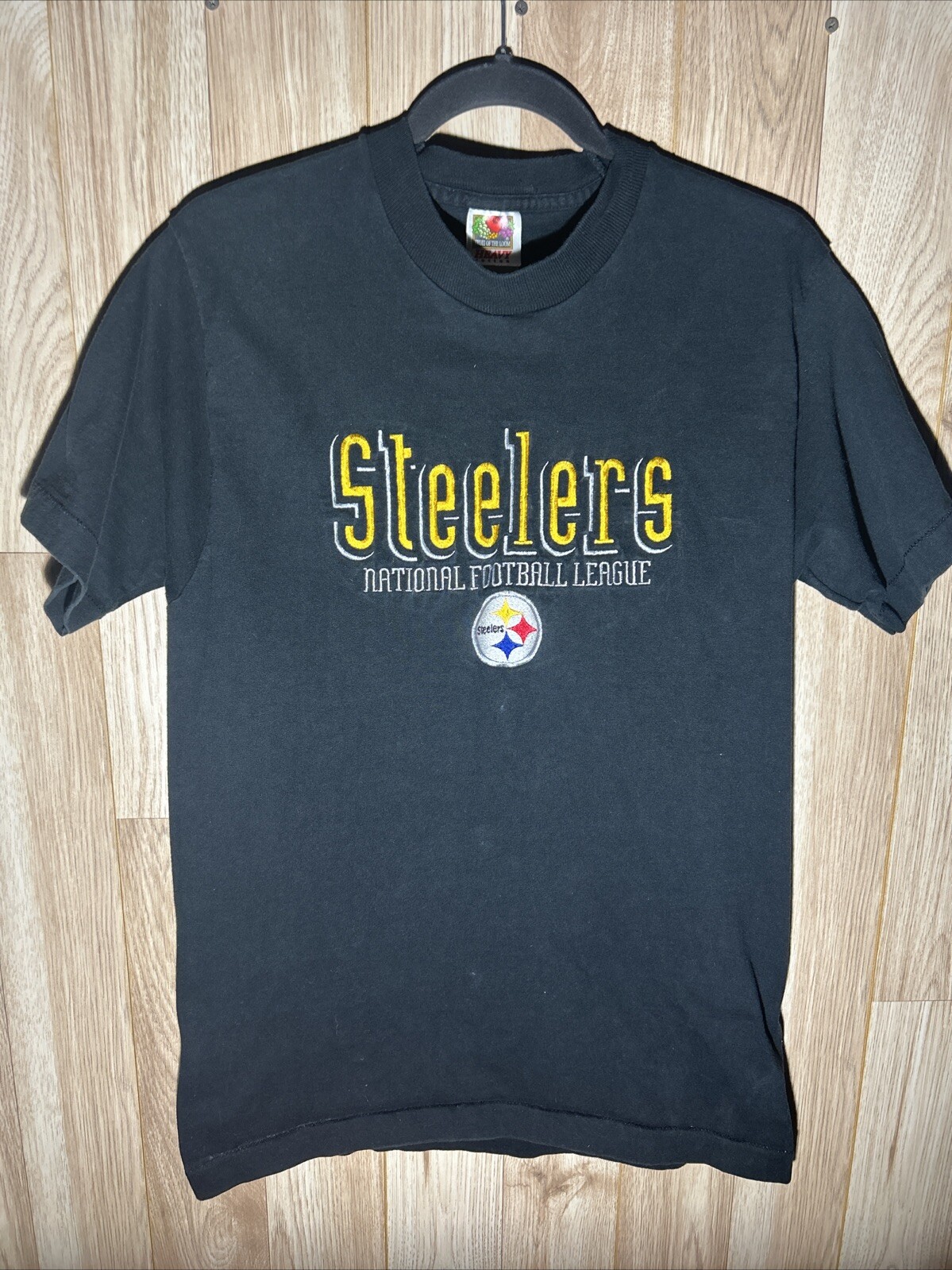 Vintage Pittsburgh Steelers Single Stitch Embroidered Shirt Men’s Medium