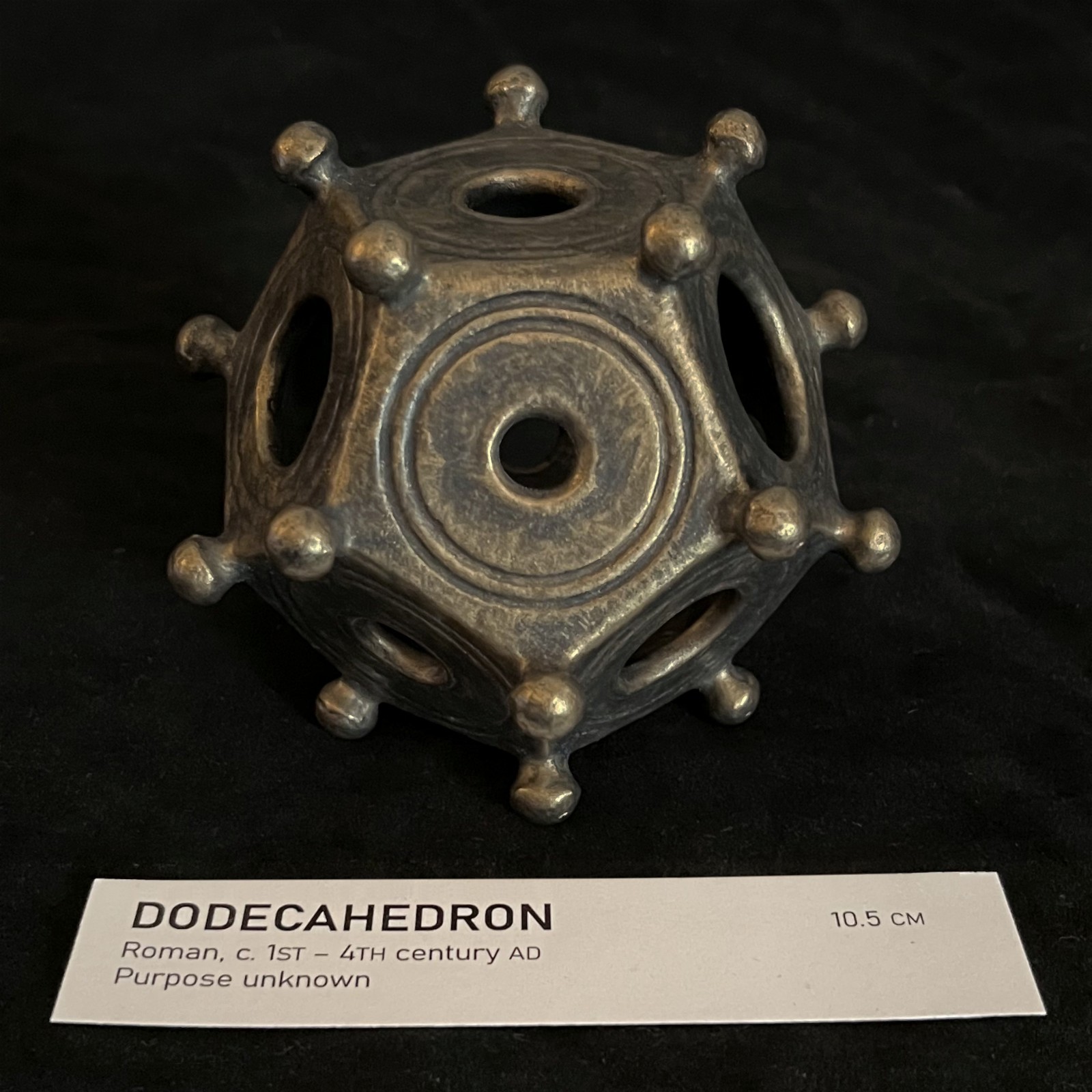 Museum-grade Roman dodecahedron