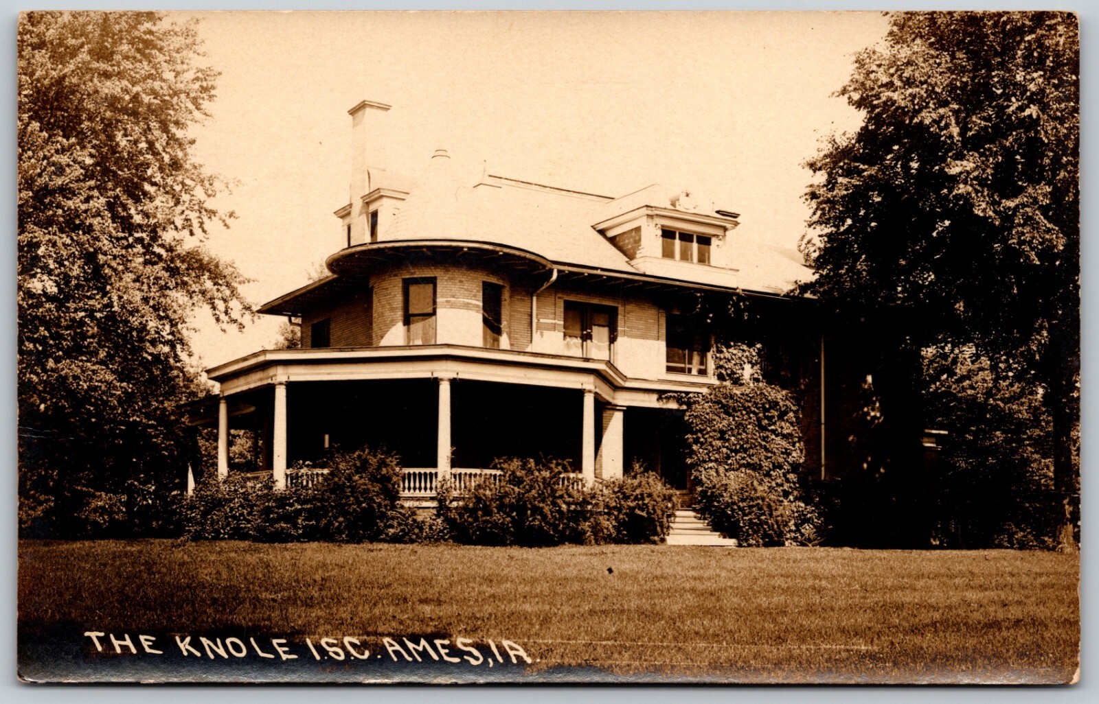 c1910s RPPC The Knole Iowa State College AMES Iowa IA Rare ANTIQUE Postcard c1910s RPPC The Knole Iowa State College AMES Iowa IA Rare ANTIQUE Postcard