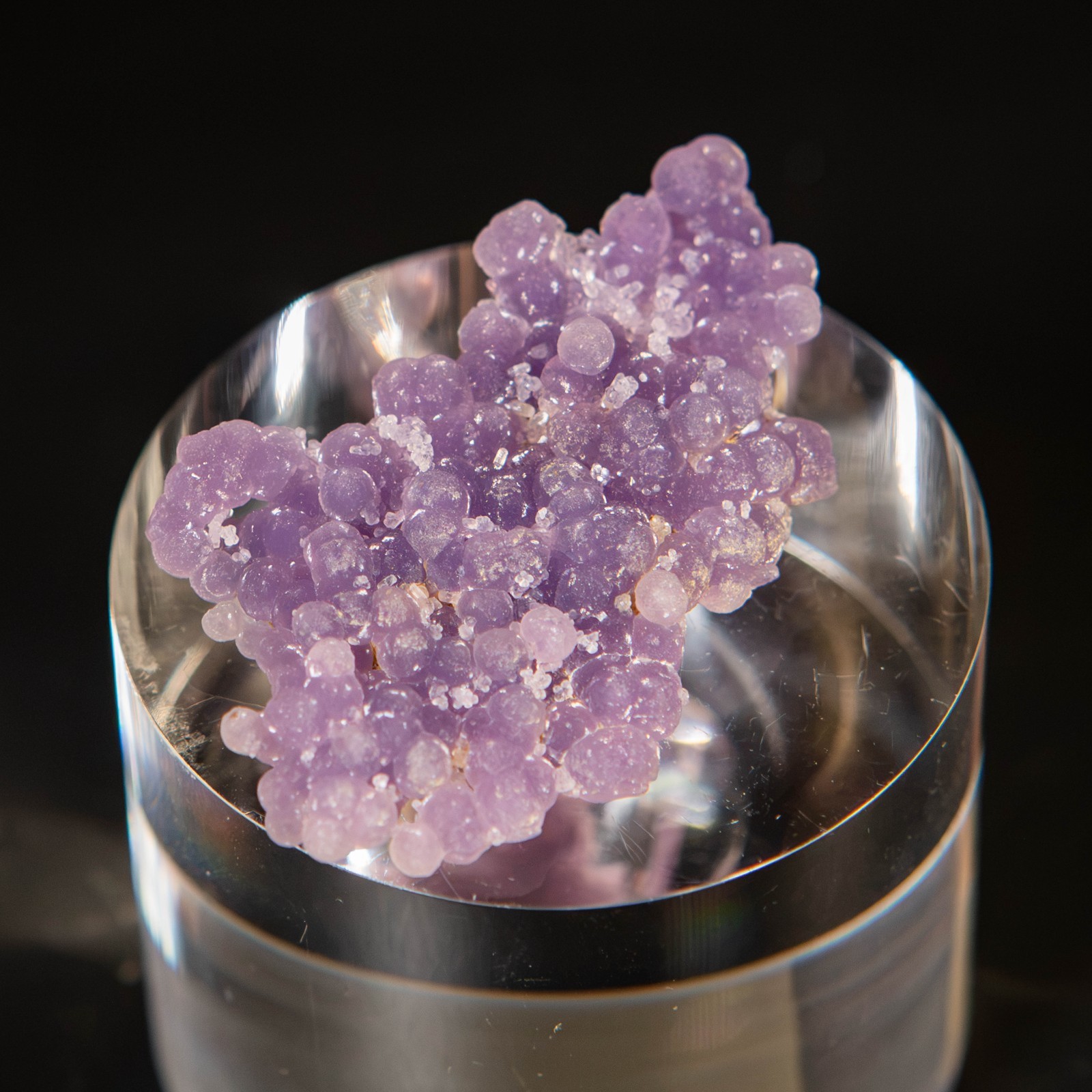 12g Natural Purple Grape Agate Crystal Cluster Mineral Specimen Mamuju Indonesia