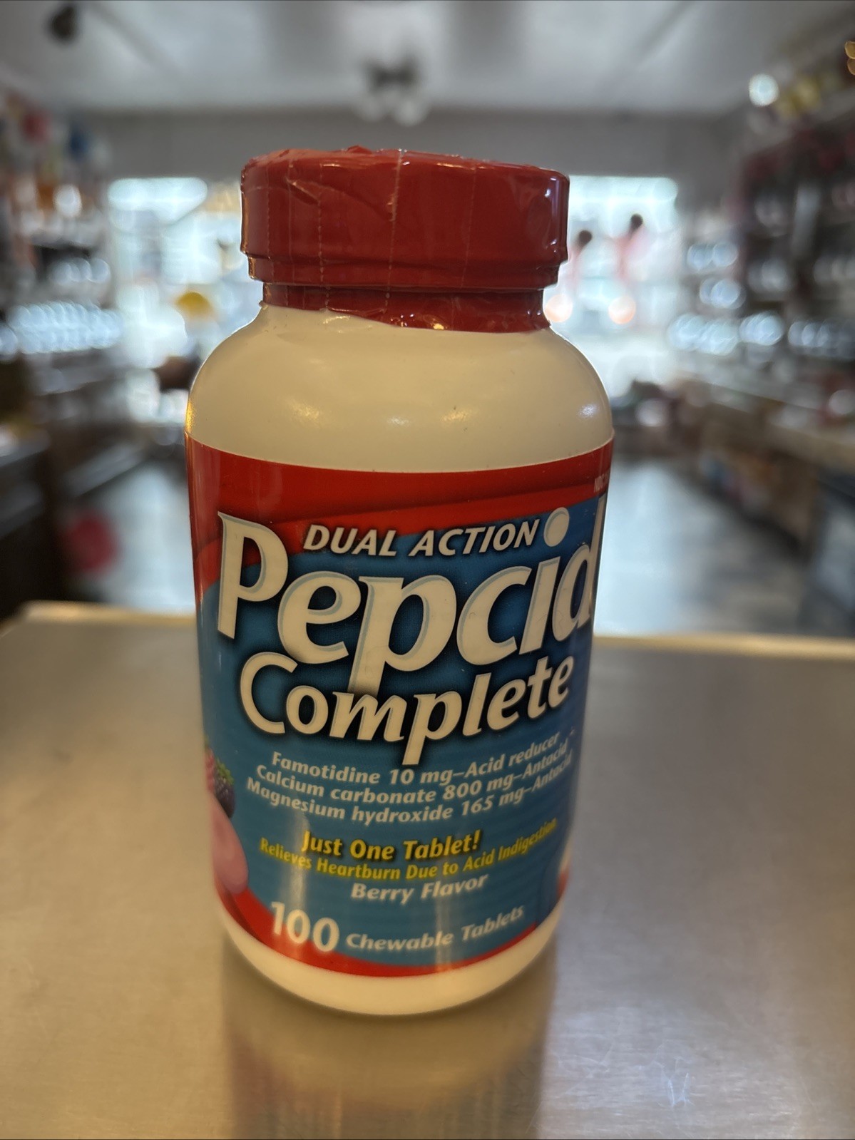 Pepcid Complete Chewable Tablets-Berry Flavor, 100 CT g - 1 left