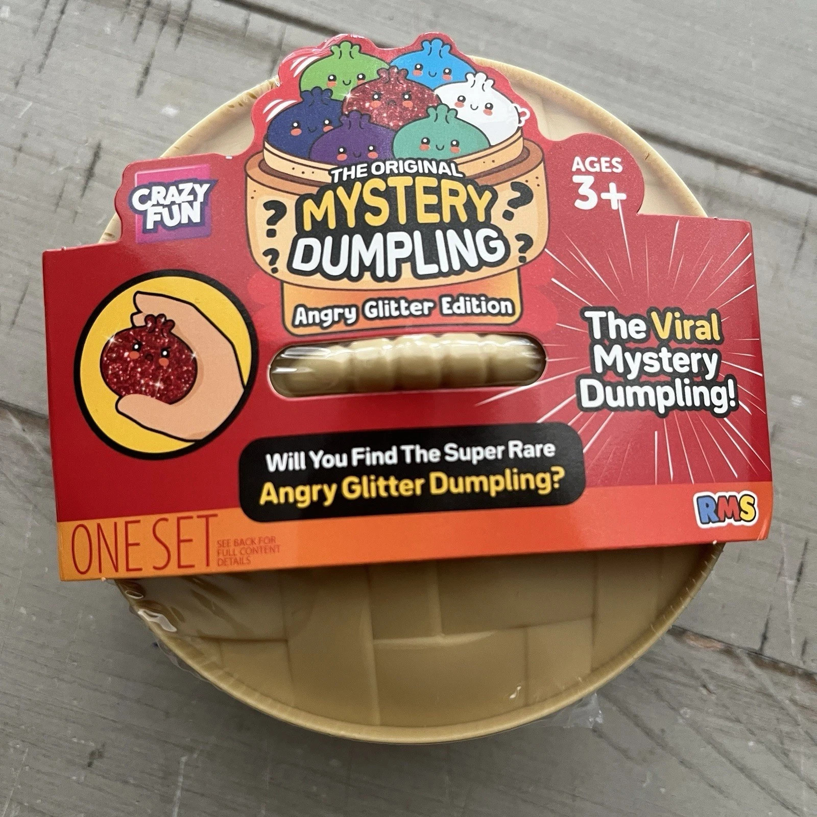 Sealed ⭐️REAL⭐️ RMS Mystery Dumpling Angry Glitter Edition Squishy Bun