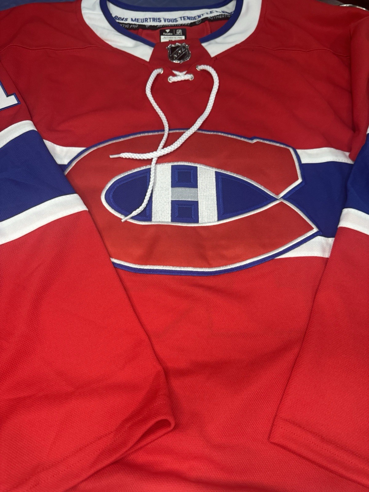 Cole CAUFIELD #13 Montreal Canadiens Home RED Jersey   All Sizes NEW --