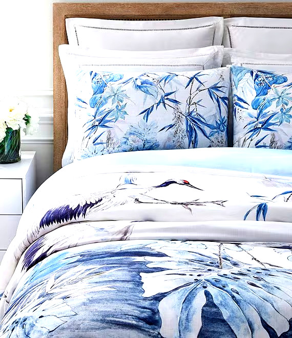 New Southern Living Design House Sereena King Mini Duvet Set 3 PC Orig $249
