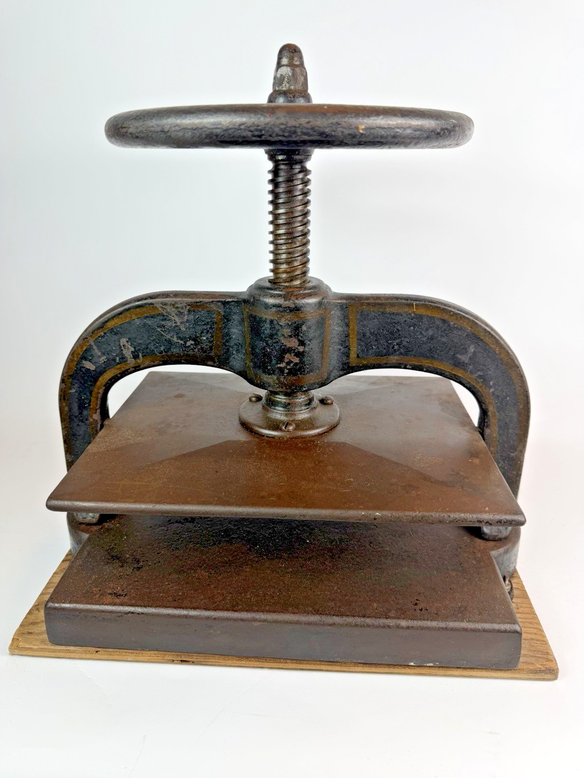 Antique Victorian Cast Iron Book Press Letter Copying Press c1890 90 Lb