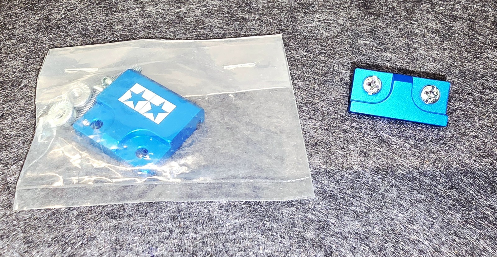Vintage Tamiya TT-01 Chassis Front & Rear Stabilizer Set Plates 53694 53695 RARE Vintage Tamiya TT-01 Chassis Front & Rear Stabilizer Set Plates 53694 53695 RARE