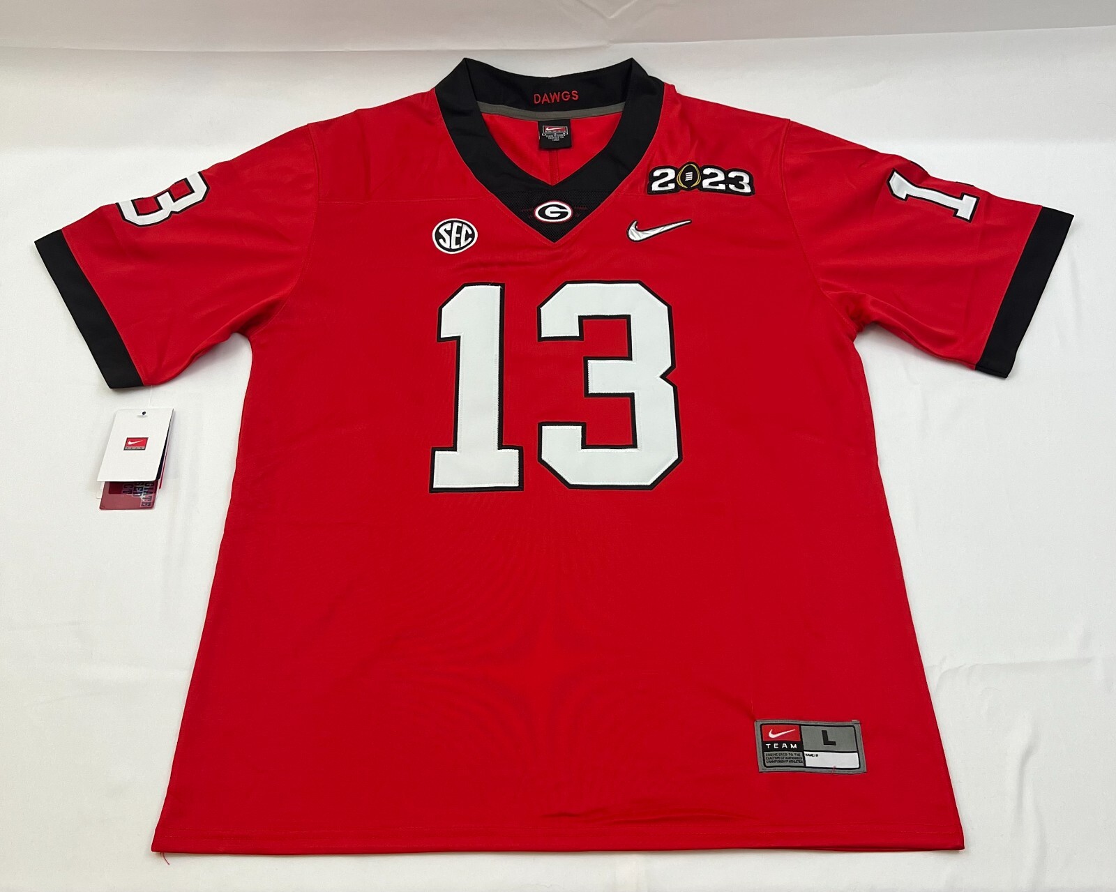 Bennett IV #13 Stetson Bennett IV Georgia UGA Stitched Red 2023 