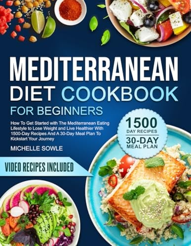 MEDITERRANEAN DIET COOKBOOK FO - VERY GOOD