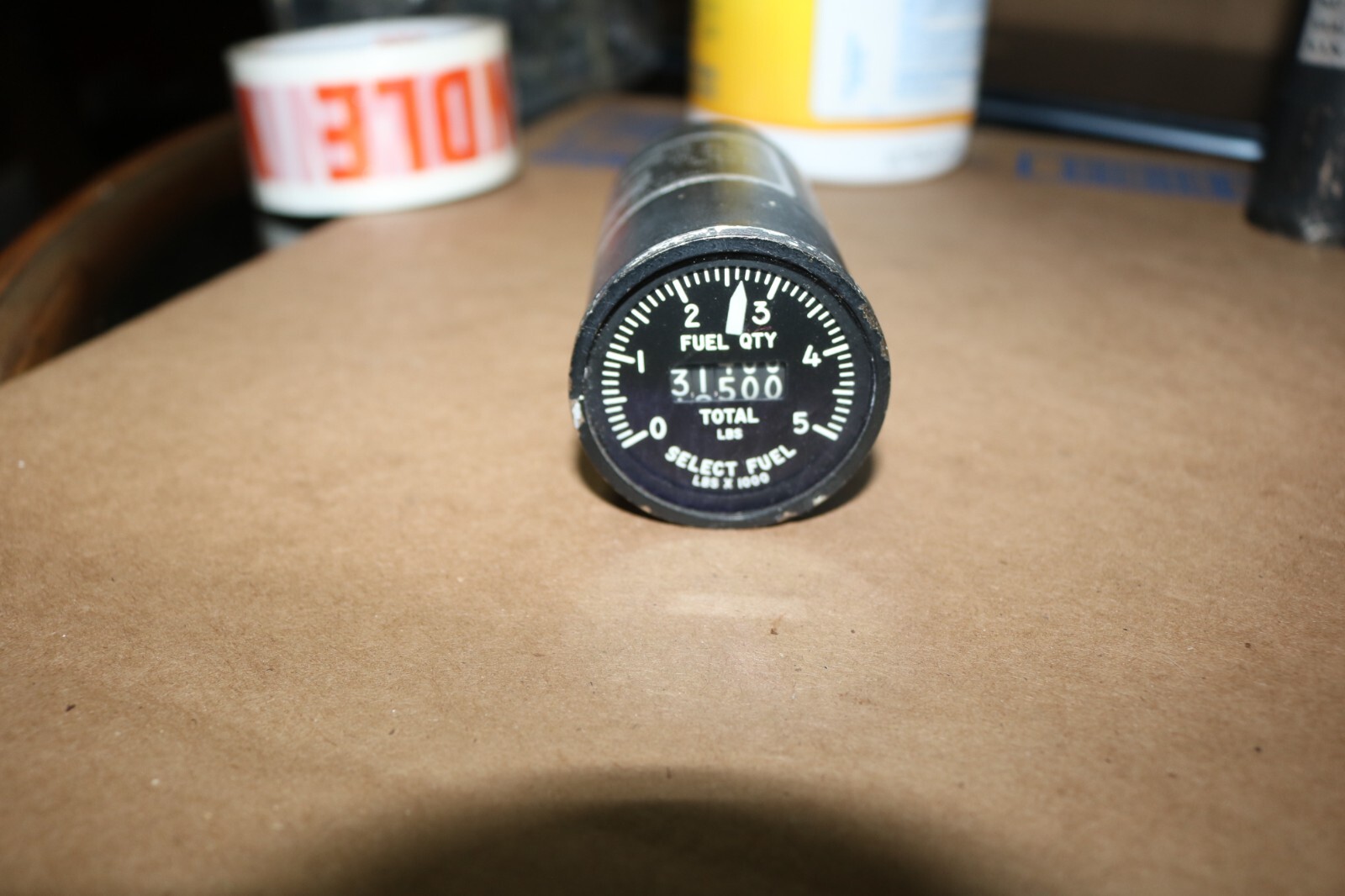 Vintage F-111 Aardvark Select Fuel Gauge indicator B222A9A used Grade A cond Vintage F-111 Aardvark Select Fuel Gauge indicator B222A9A used Grade A cond