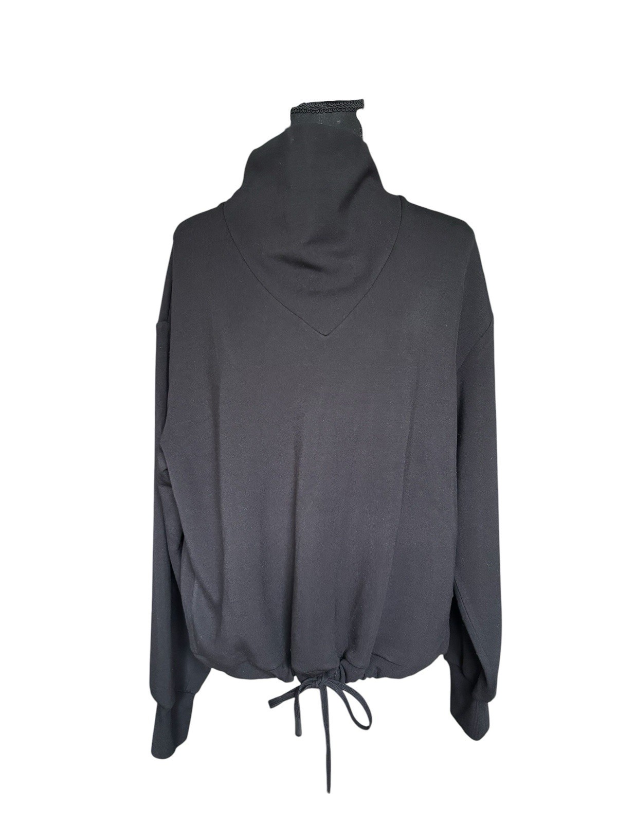 Varley Double Soft Size S Pullover Black Betsy Sweater Ivory NEW $168