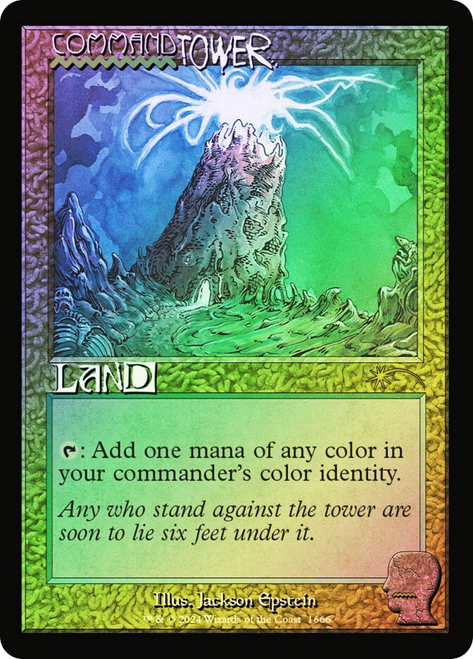 MTG  FOIL Command Tower  Full Art - Secret Lair Drop #1666