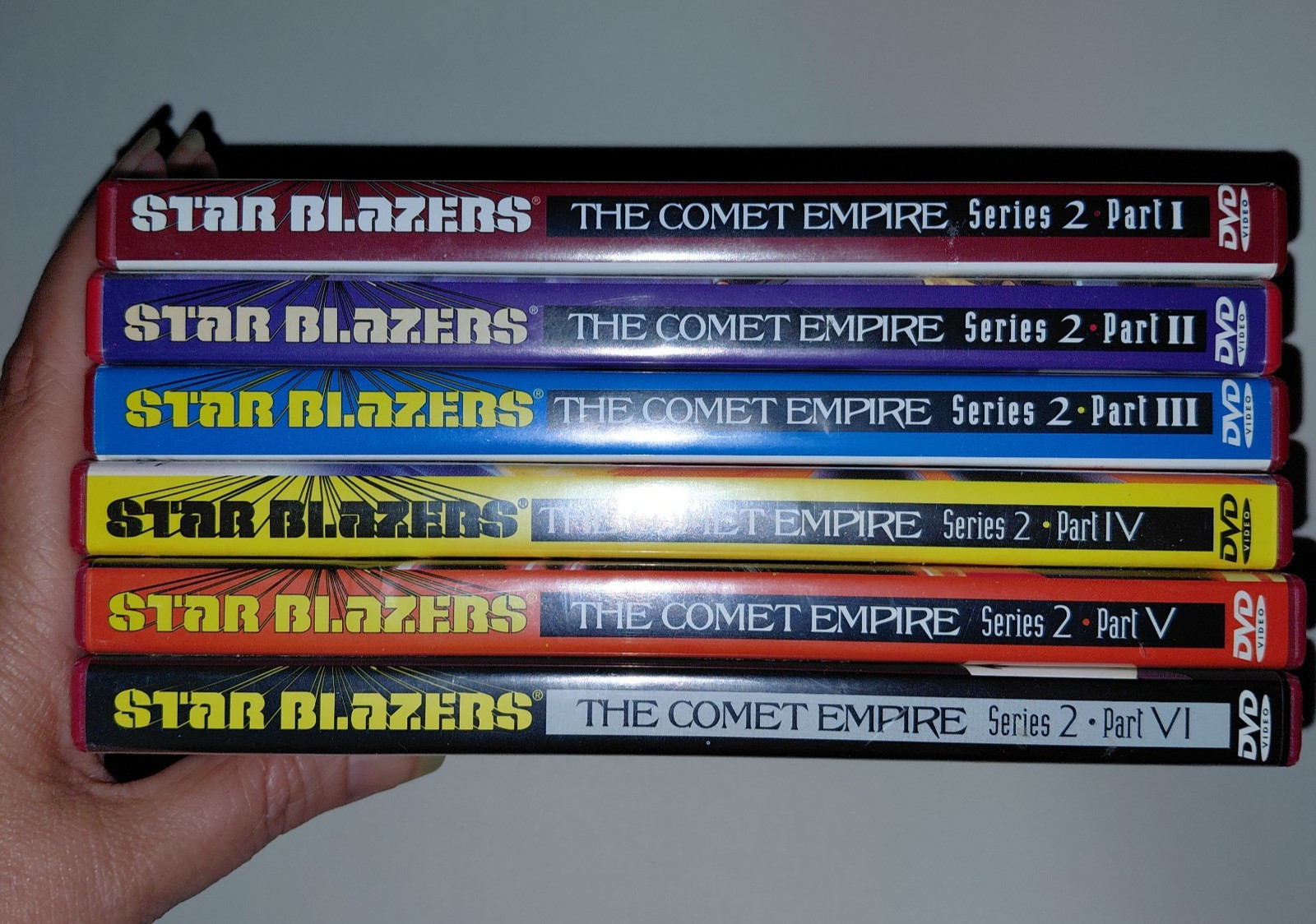 Star Blazers The Comet Empire series 2 -set of 6 DVDs: ALL TESTED Star Blazers The Comet Empire series 2 -set of 6 DVDs: ALL TESTED