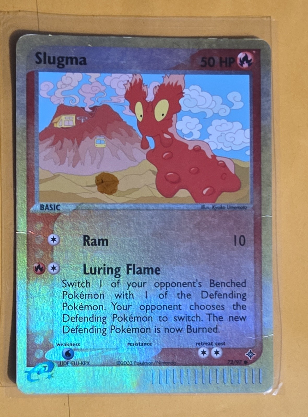 Slugma 72/97 EX Dragon Reverse Holo Slugma 72/97 EX Dragon Reverse Holo