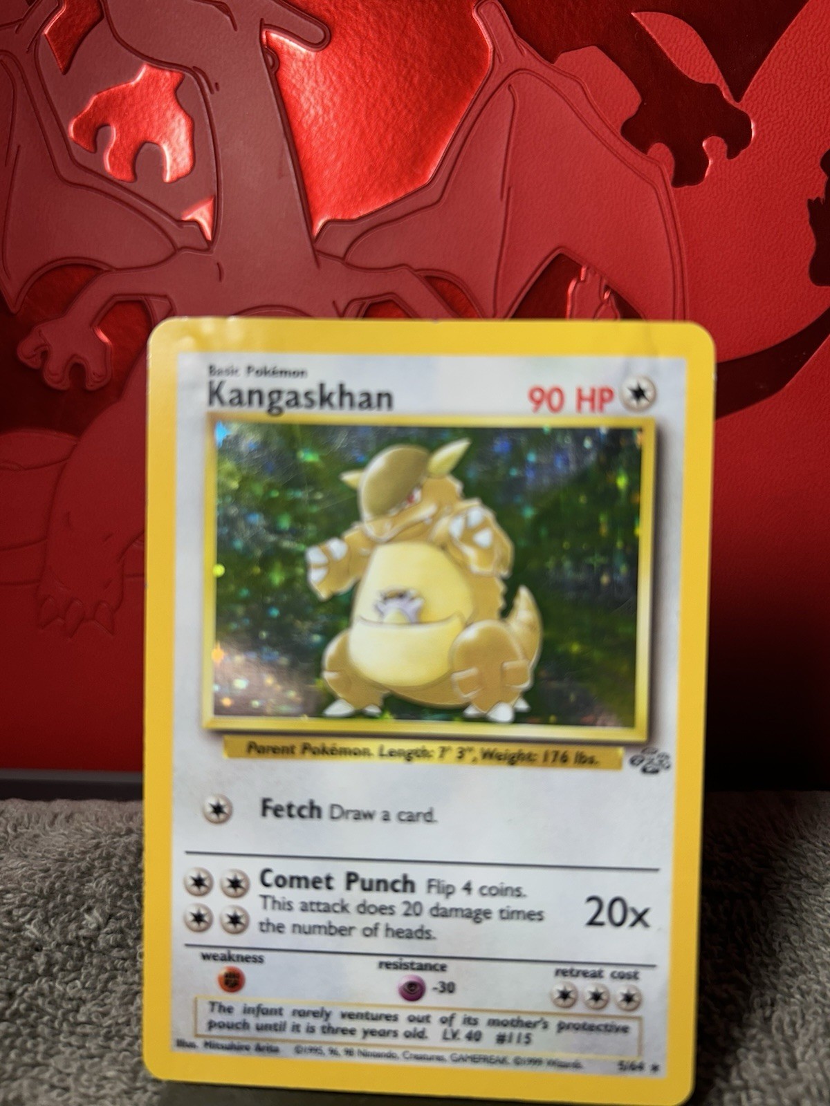 Jungle Kangaskan Holo Rare Pokemon 5/44 - HP