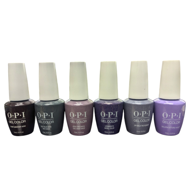 OPI - GEL COLOR - Muse of Milan 2020 Set B, 6pc Collection + Extras