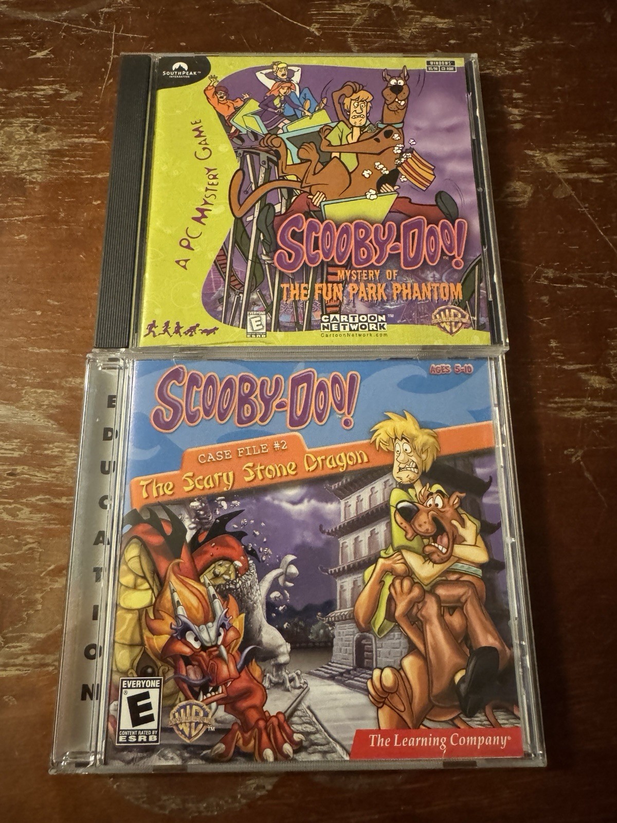 Scooby-Doo  PC CDROM Lot of 2 PC Scooby-Doo Games Early 2000s