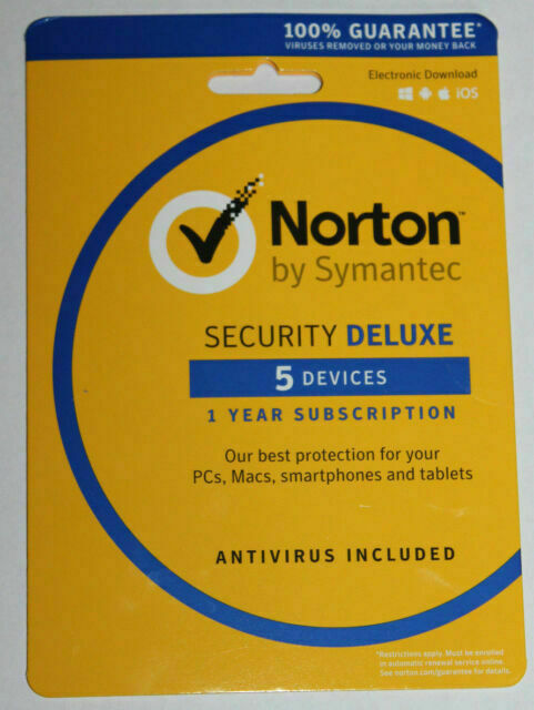 Norton Security Deluxe - 5 Device for 21353845 Norton Security Deluxe - 5 Device for 21353845