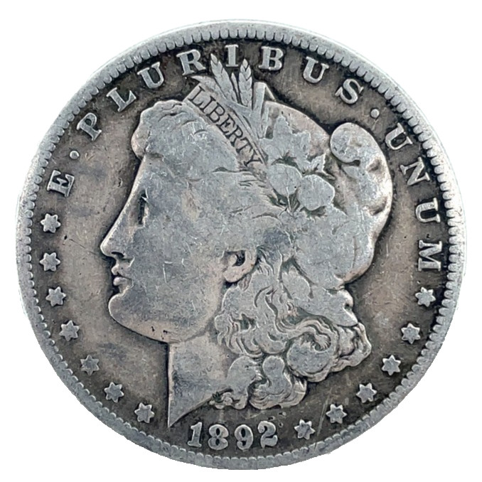 1892-O Morgan Silver Dollar VF-Very Fine $1 U.S Coin # 3065
