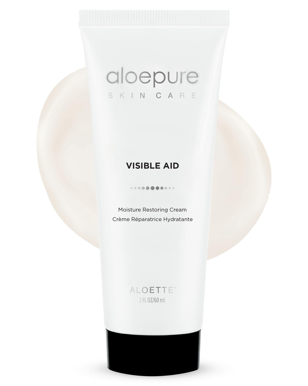 Aloette Face Moisturizer Cream - Daily Body & 2 Ounce (Pack of 1), White