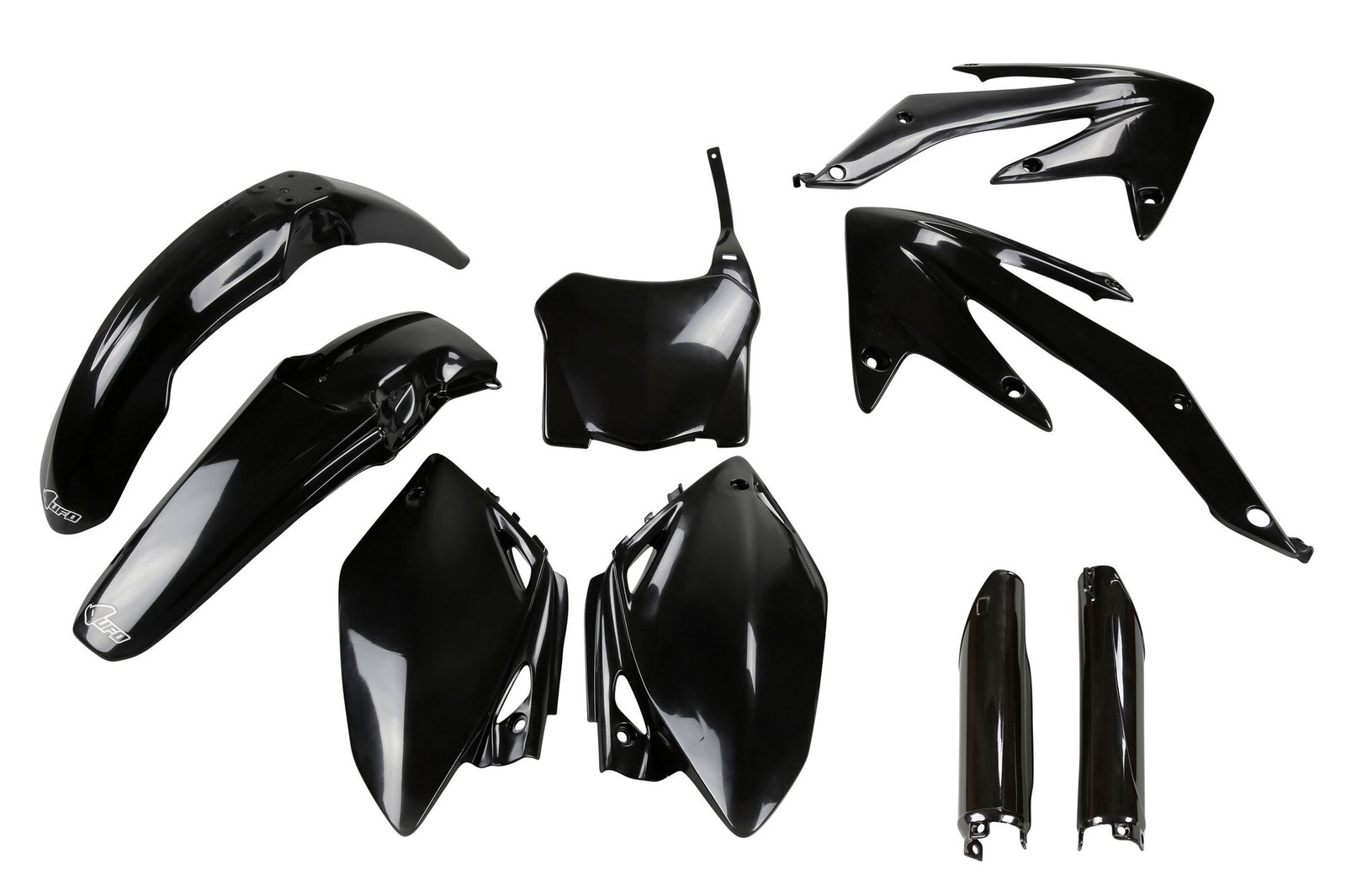 UFO Black Plastic Kit fits Honda: CRF450R (2007-2008)