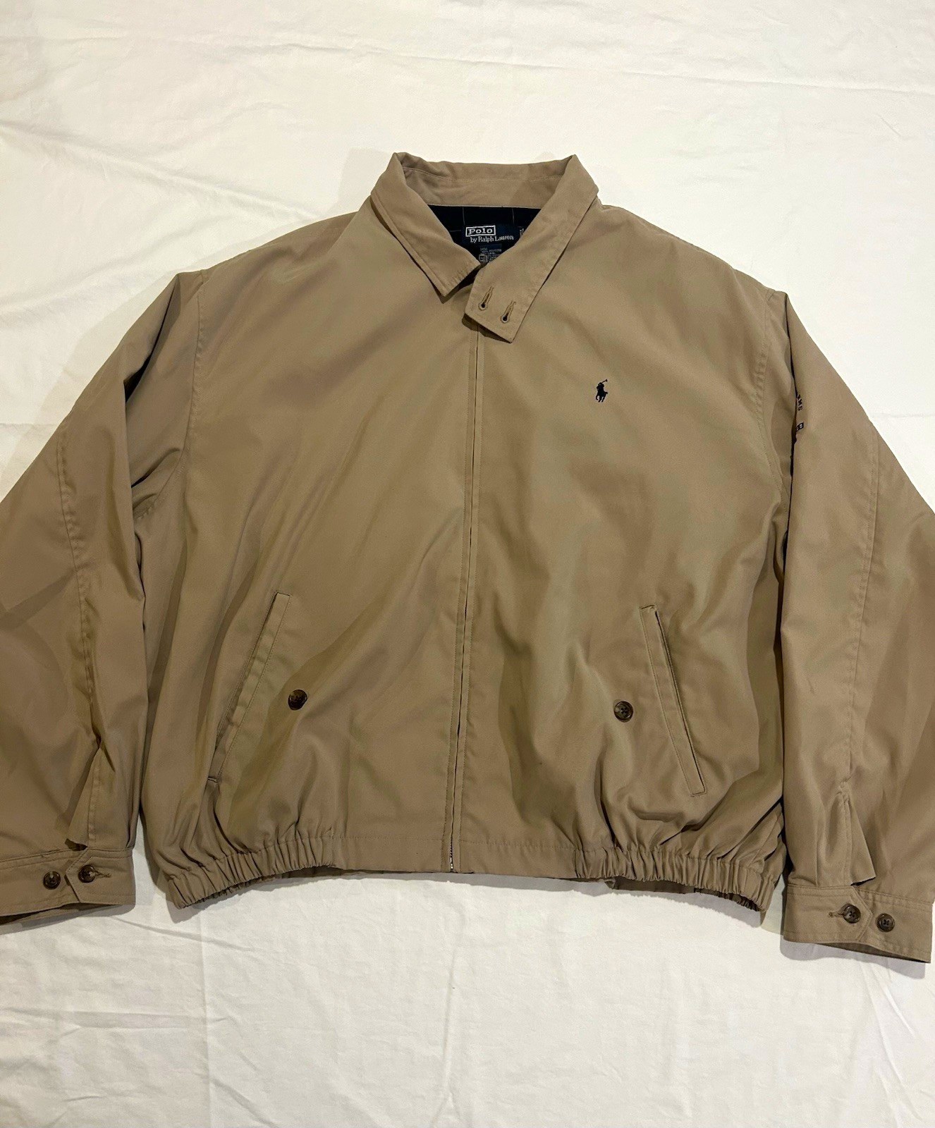 Polo Ralph Lauren Lined Full Zip Harrington Jacket Tan Men’s 2XL Polo Ralph Lauren Lined Full Zip Harrington Jacket Tan Men’s 2XL