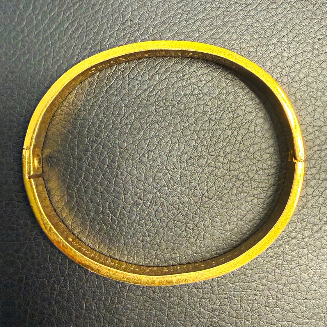 Vintage 1970 Aldo Cipullo Charles Revson Love Bracelet Gold Electroplate England