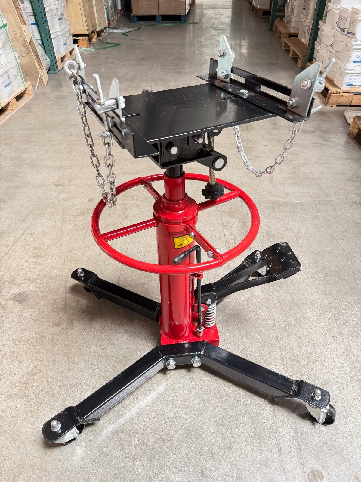 ToHo 1/2 Ton Transmission Jack Hydraulic Lift Hoist Adjustable W/ Pedal ToHo 1/2 Ton Transmission Jack Hydraulic Lift Hoist Adjustable W/ Pedal