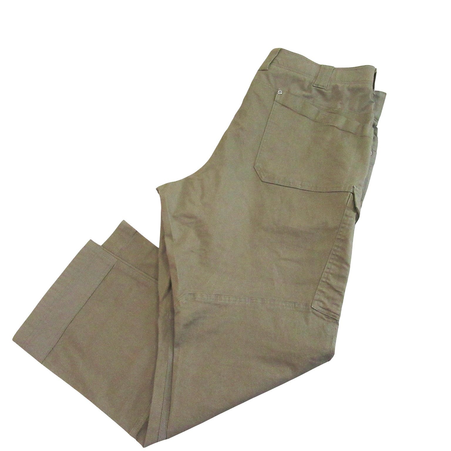 Duluth Trading Mens Cargo Pants 40 X 32 Standard Fit Beige 8 Oz Flex Fire Hose