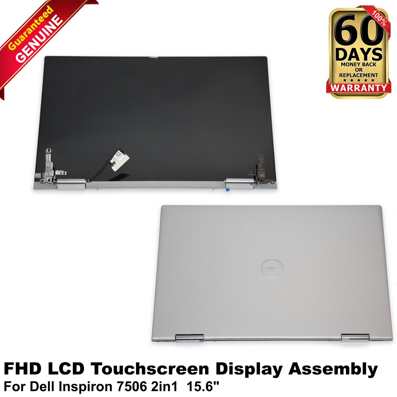 Dell Inspiron 7506 2-in-1 Silver 15.6\ Dell Inspiron 7506 2-in-1 Silver 15.6\