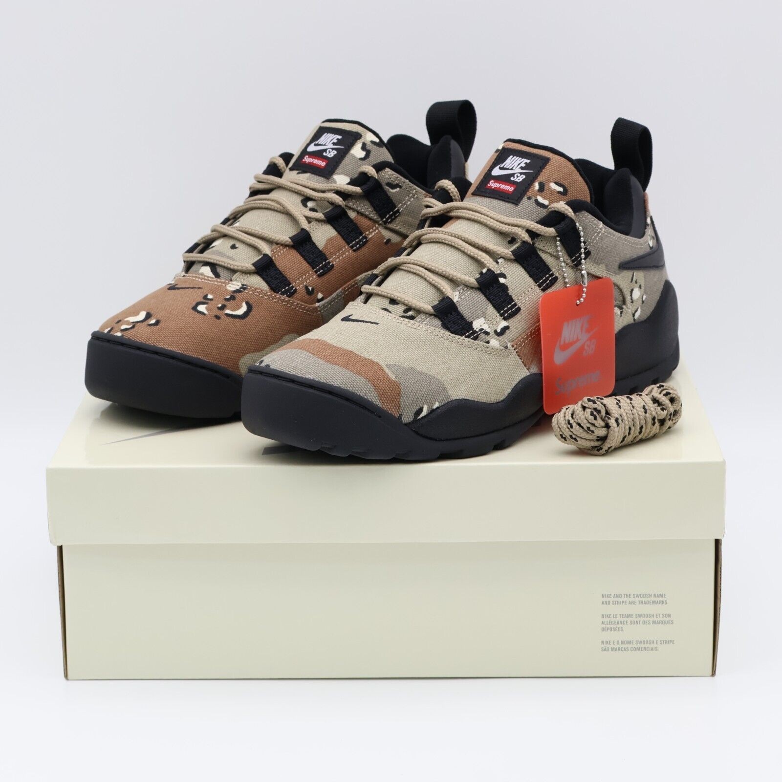FQ3000-200 Supreme Nike SB Darwin Low Desert Camo Khaki Archaeo Brown (Men\'s)