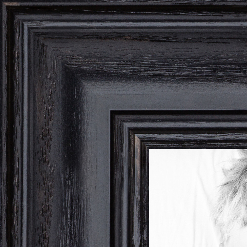 ArtToFrames Custom Picture Poster Frame Black Galleria Noir 1.25\