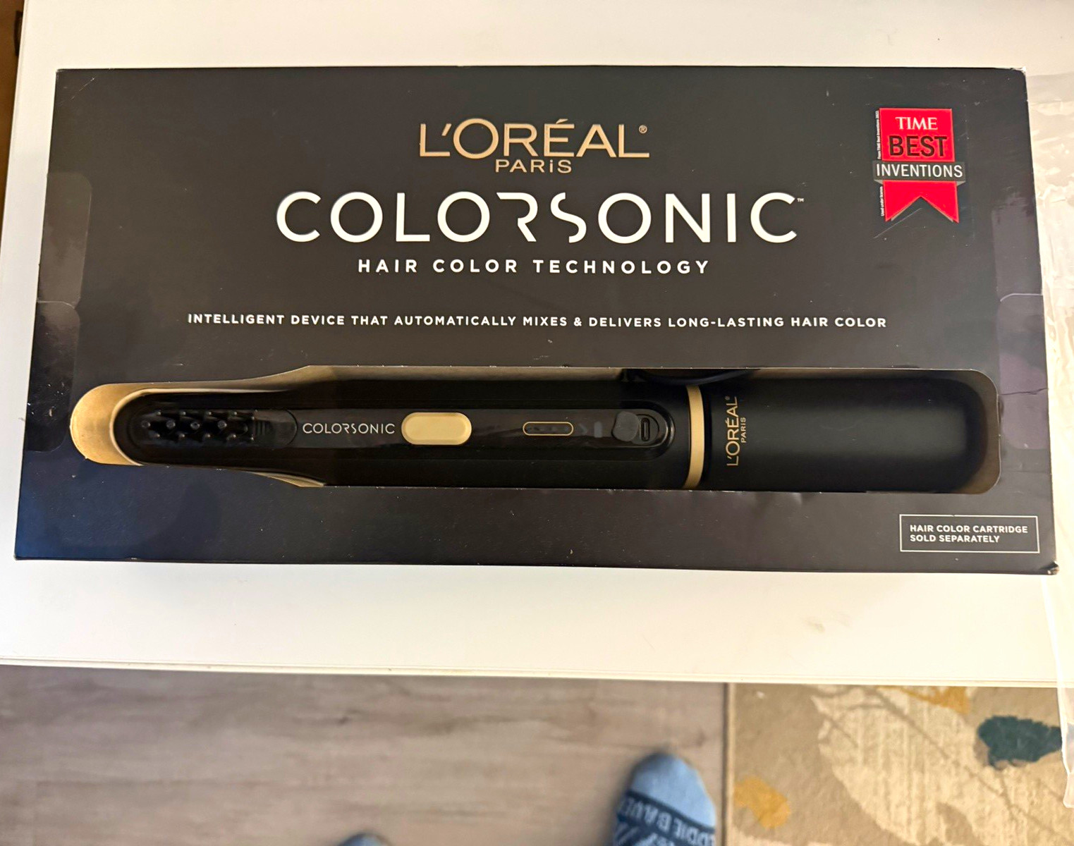 L\'Oréal ColorSonic Hair Color Technology Device Set/Kit, Black, Unisex. L\'Oréal ColorSonic Hair Color Technology Device Set/Kit, Black, Unisex.