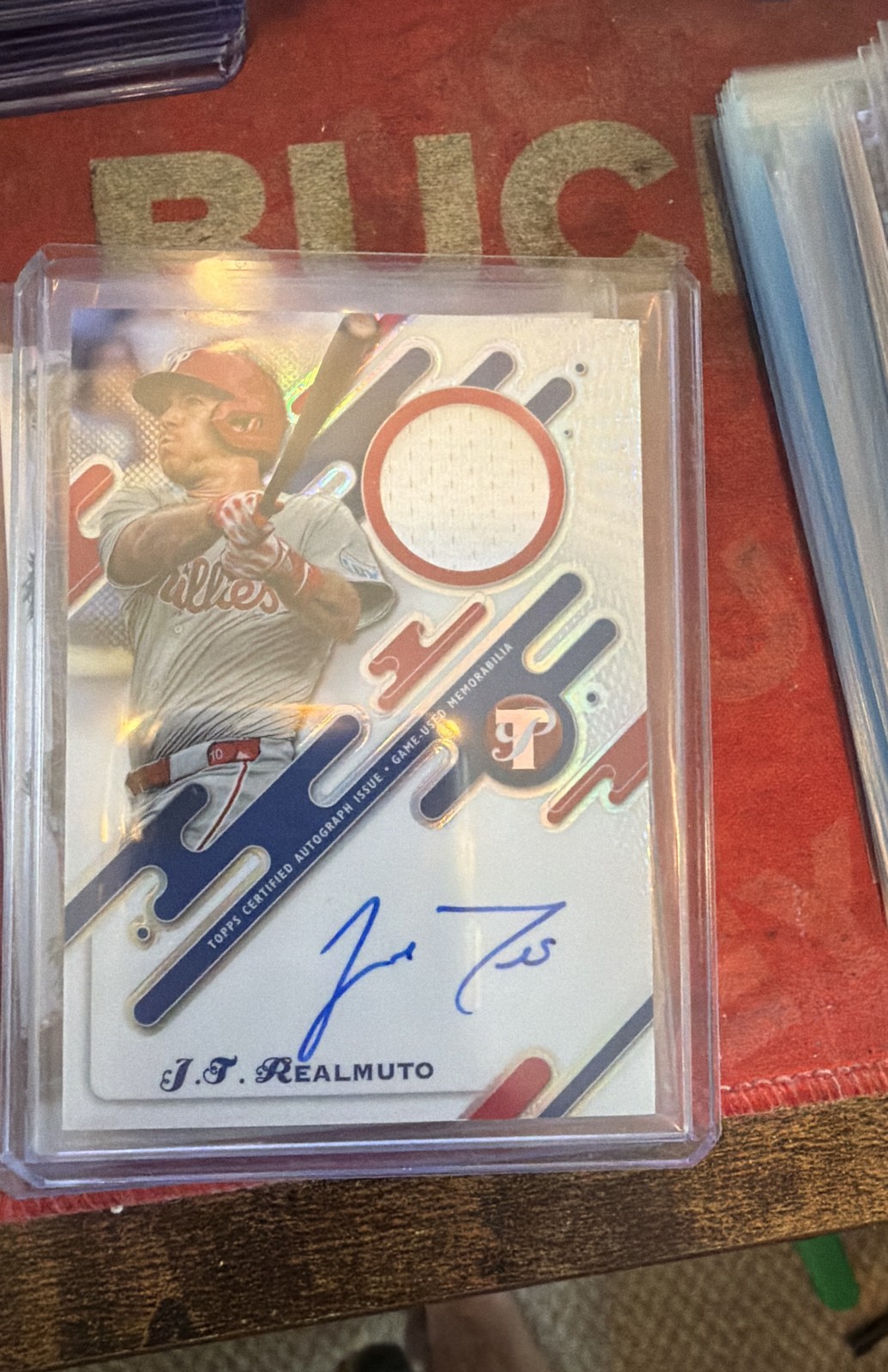 2025 Topps Pristine - Pristine Pieces Autograph Relics J.T. Realmuto #PPAR-JR...