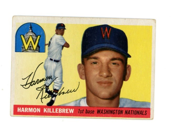 1955 Topps - Harmon Killebrew #124 (RC) 1955 Topps - Harmon Killebrew #124 (RC)