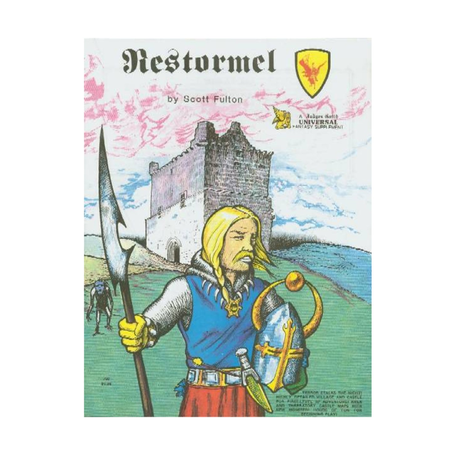 Judges Guild D&D Module Restormel VG+ Judges Guild D&D Module Restormel VG+