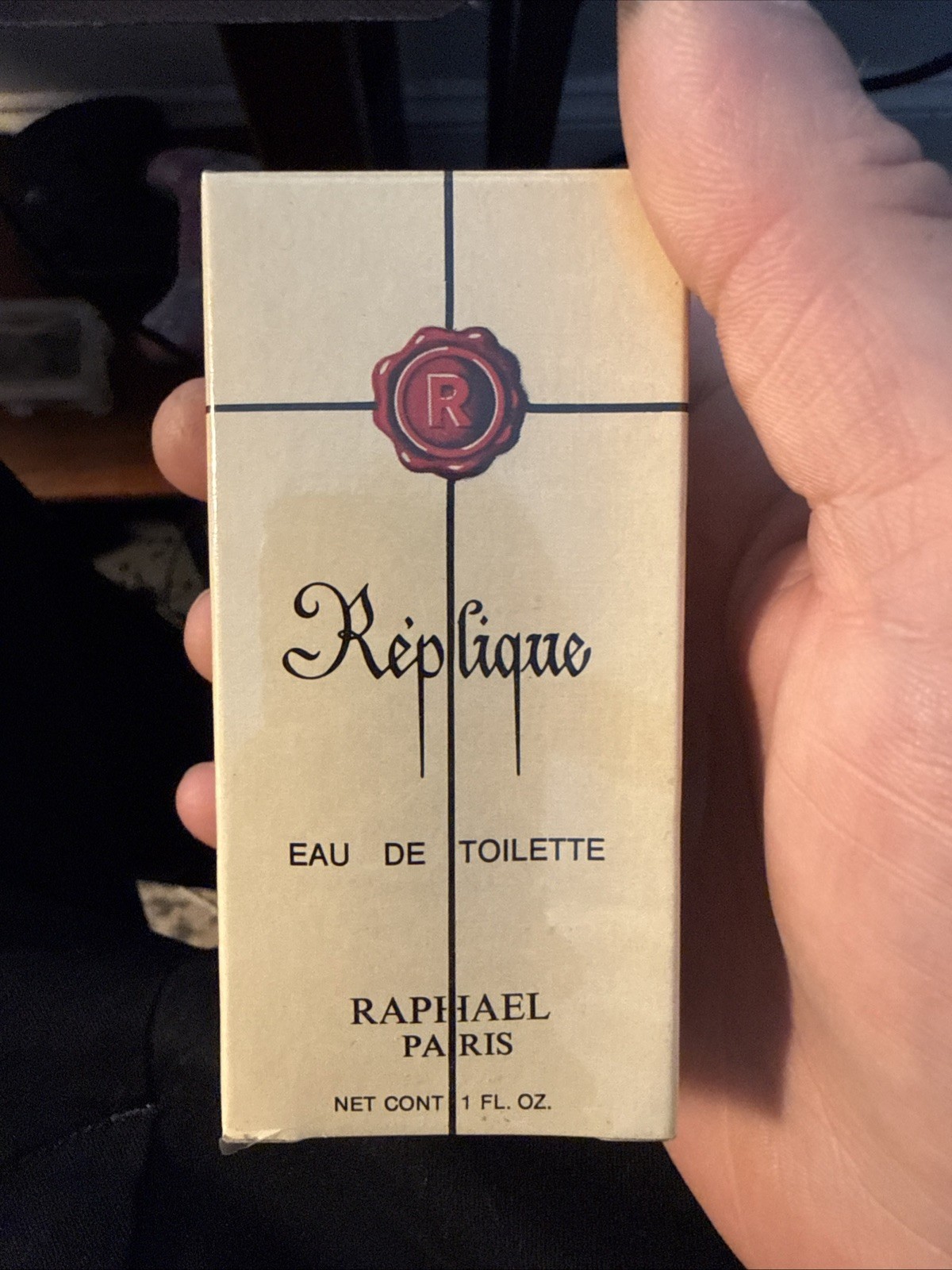 Vintage Raphael Paris Replique eau de toilette 1 fl. oz. Sealed New Vintage Raphael Paris Replique eau de toilette 1 fl. oz. Sealed New