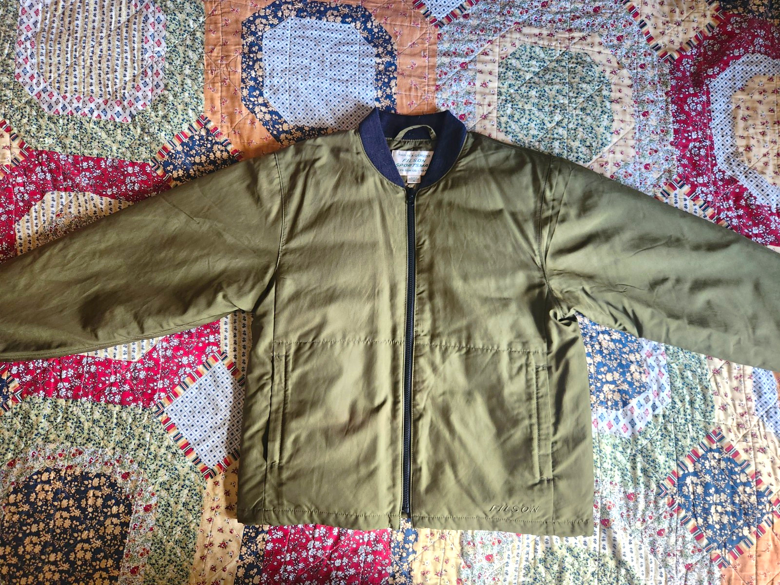 Filson Down Liner Bomber Jacket -Green
