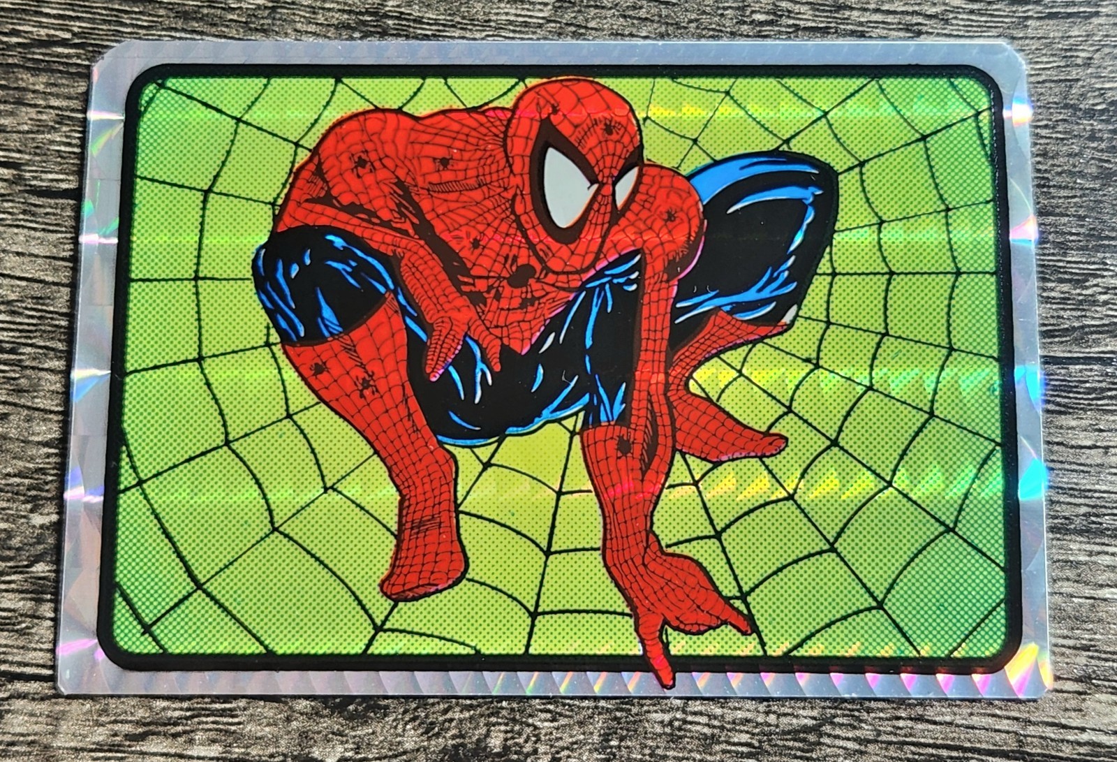 Vintage SPIDER-MAN Prism Vending Machine Sticker Marvel Comics 1990s Vintage SPIDER-MAN Prism Vending Machine Sticker Marvel Comics 1990s