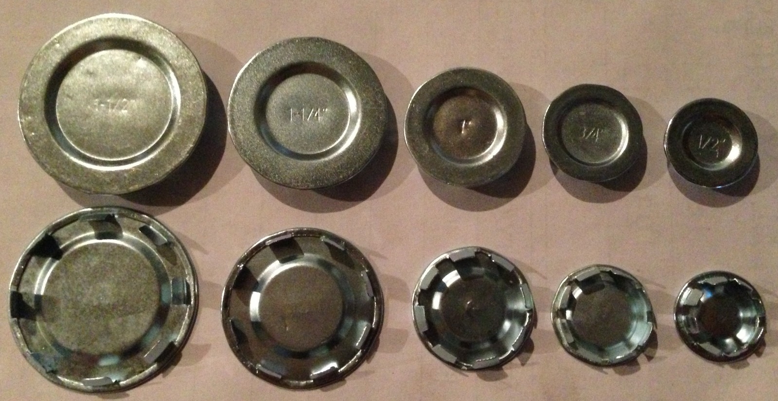 (100 pc) NEW Steel Knockout KO Seal 3/4