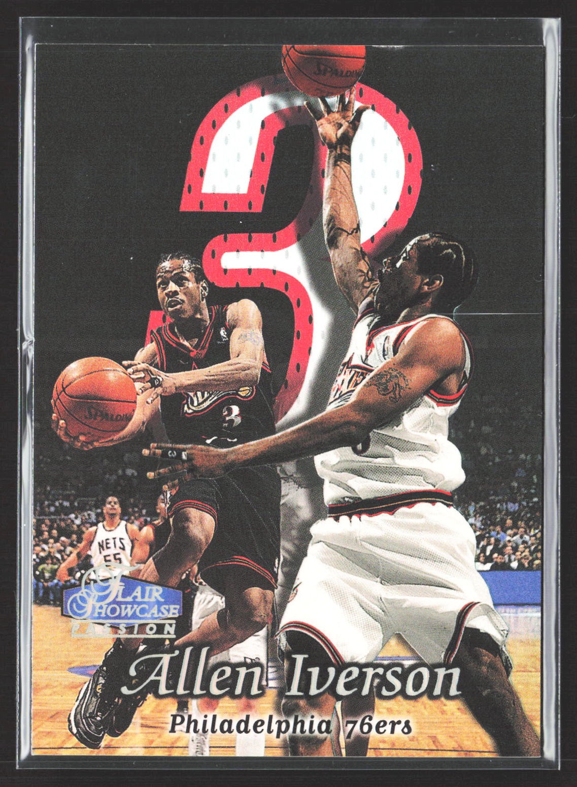 1998-99 Flair Showcase #6 Allen Iverson Flair Showcase Row 2 1998-99 Flair Showcase #6 Allen Iverson Flair Showcase Row 2