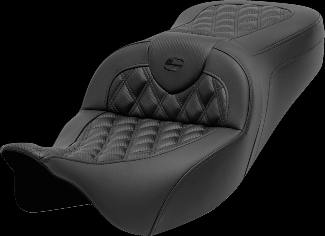 Saddlemen Roadsofa Lattice Stitch Gelcore Seat fits 2008-2025 Harley Touring