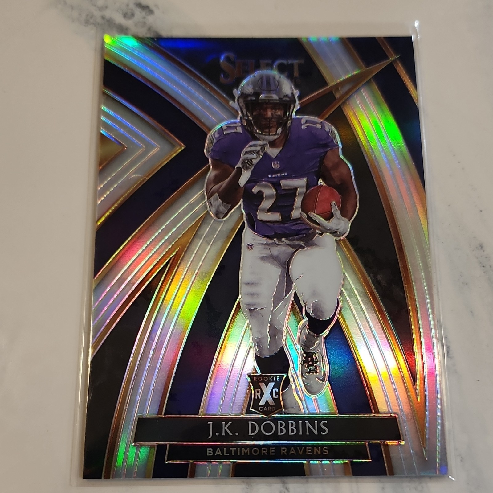 PANINI 2019 Select Football J.K. Dobbins XRC ROOKIE RC #310 Baltimore Ravens PANINI 2019 Select Football J.K. Dobbins XRC ROOKIE RC #310 Baltimore Ravens