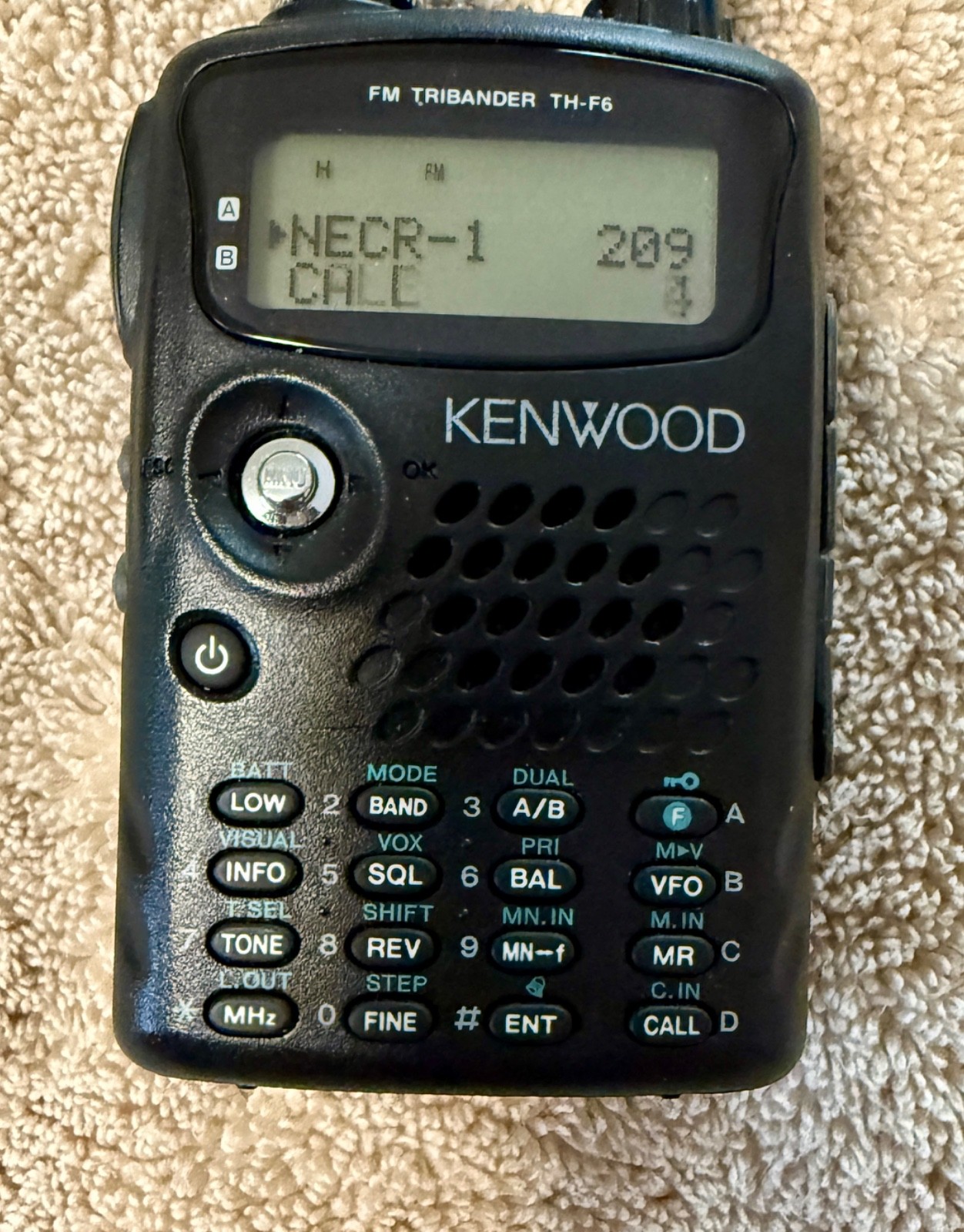 Kenwood TH-F6A Amateur Radio Handheld 2m/1.25m/70cm Transceiver
