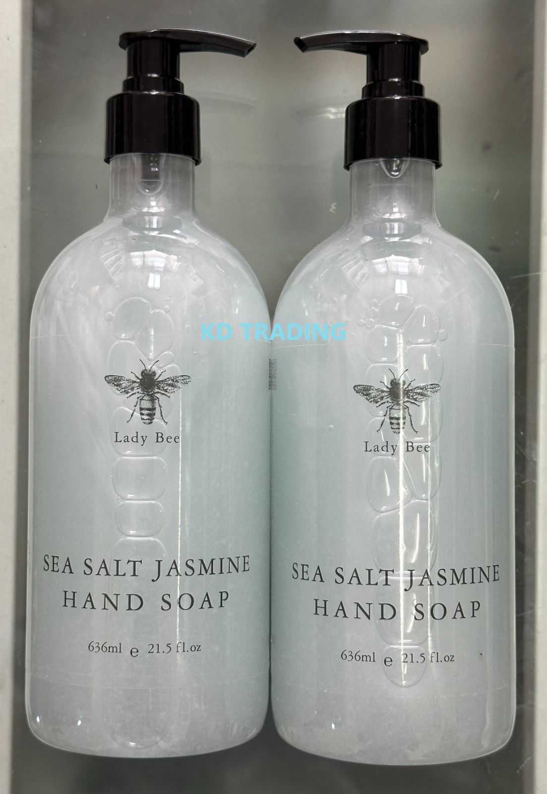 (2-Pack) LADY BEE ~ SEA SALT JASMINE Essential Oil Cleansing HAND SOAP 636ml