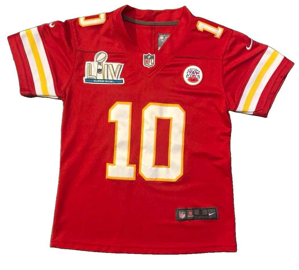 Nike Chiefs Tyreek Hill #10 Super Bowl LIV Jersey Youth Small S (8)