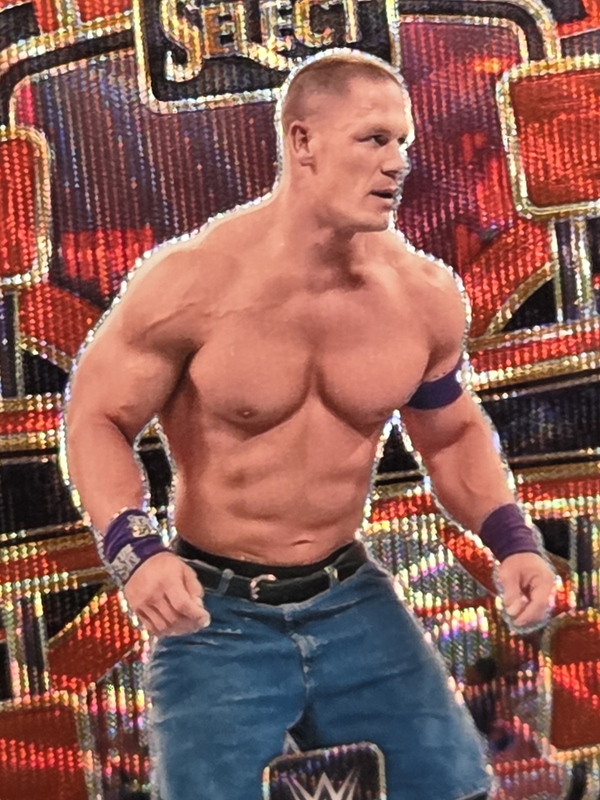 JOHN CENA | Concourse Red Wave Prizm /99 | 2024 Panini Select WWE #23 | Legends JOHN CENA | Concourse Red Wave Prizm /99 | 2024 Panini Select WWE #23 | Legends
