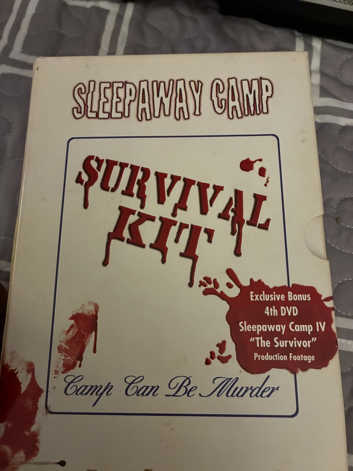 Anchor Bay Sleepaway Camp Survival Kit DVD Lot w/ Sleepaway CaMP 1,2 & 3 Anchor Bay Sleepaway Camp Survival Kit DVD Lot w/ Sleepaway CaMP 1,2 & 3