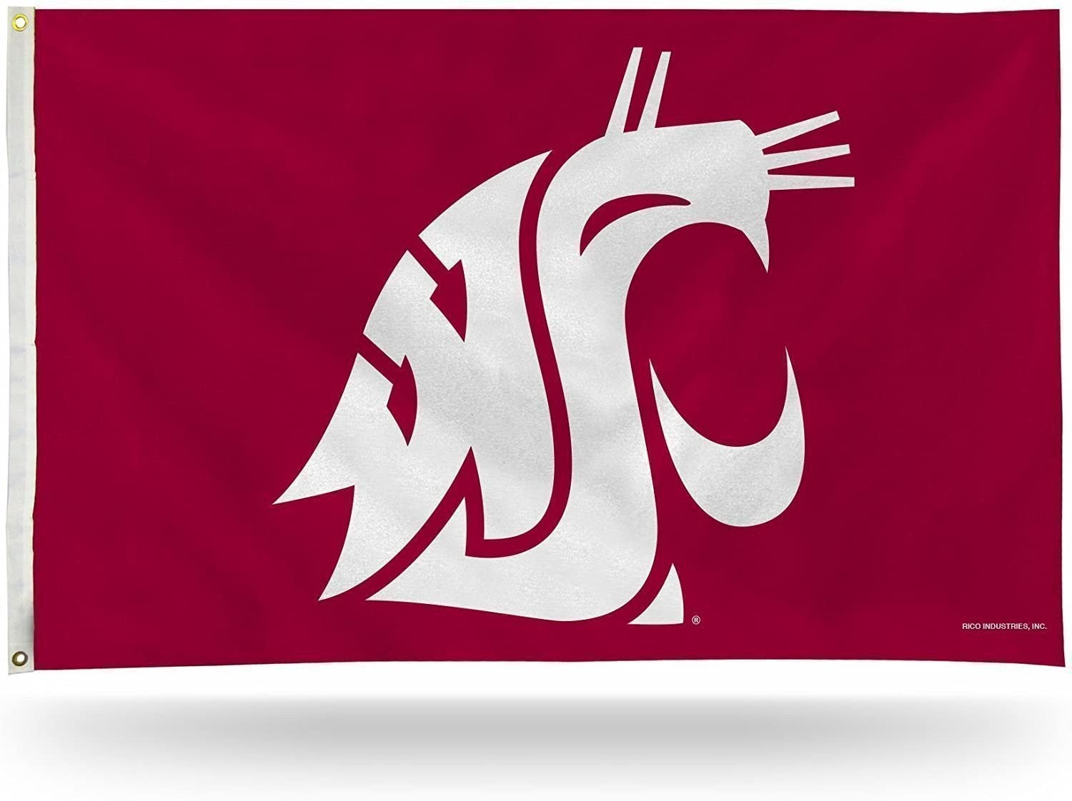Washington State University Cougars Premium 3x5 Feet Flag Banner, Logo Design, M