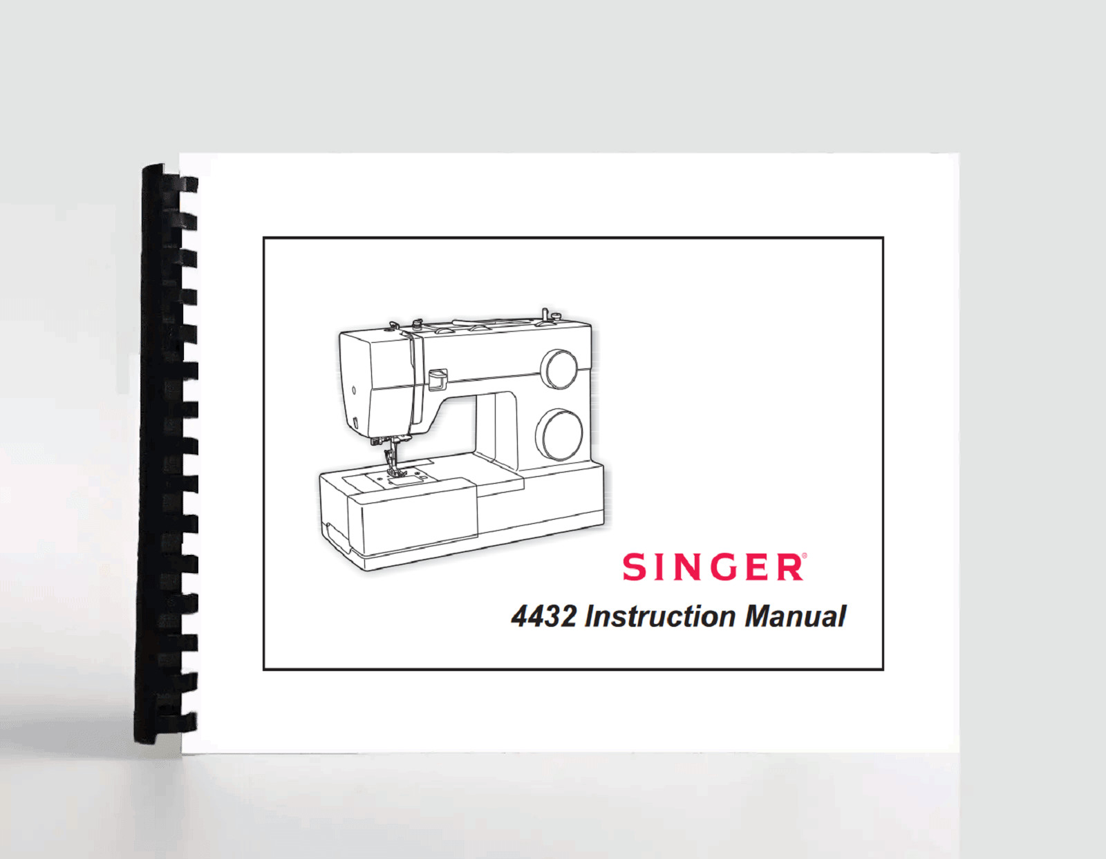 Singer 4432  Instruction Manual