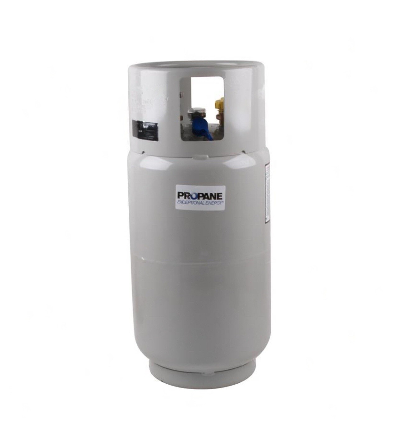 LPG PROPANE Fuel Tank LP Fuel - Steel - Forklift 33.5 LB 8 Gallon | Manchester